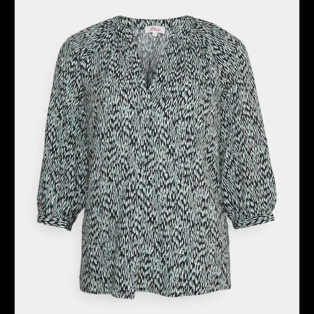 Blouse Wanita V-Neck 7/8 Sleeve Blouse  RC189 A.B6 - foto 6